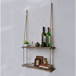 Wall Shelf Aa042 v2 Walnut 60x14x60 cm