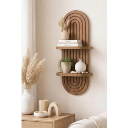 Wall Shelf Artmtkwll2D Oak MDF 26x13x70 cm