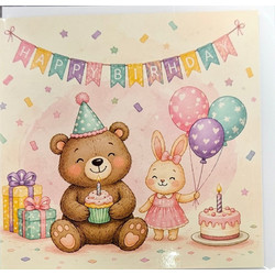 Ευχετήρια Κάρτα Happy Birthday 11x11cm (2013)