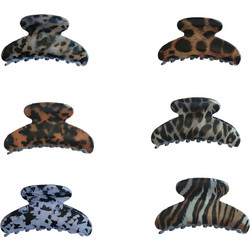 Κλάμερ μαλλιών animal print 9cm
