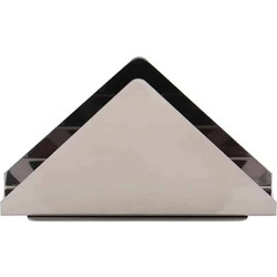 THE BARSTARDS Χαρτοπετσετοθήκη Τρίγωνη Inox 13x8εκ 999