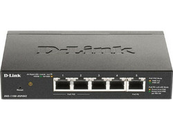 D-Link DGS-1100-05PD V2 Managed L2 Switch με 5 Θύρες Ethernet 1Gbps