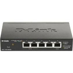 D-Link DGS-1100-05PD V2 Managed L2 Switch με 5 Θύρες Ethernet 1Gbps
