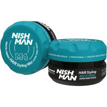 Nish Man Matte Finish Super High Hold M4 Κερί Μαλλιών Ματ 100ml