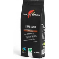 Mount Hagen Gemahlen Bio Καφές Espresso Αλεσμένος 250gr