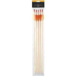Poe Lang 29 Wooden Arrows Black Point - Set Of 5 - (VD-002A-B3)