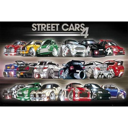 POSTER KOOLART STREET CARS 4 61 X 91.5 CM