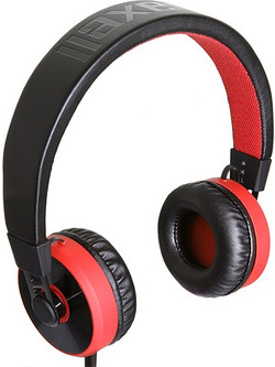 Maxell Kuma MXH-HP650 Ενσύρματα Ακουστικά On Ear Μαύρα Κόκκινα
