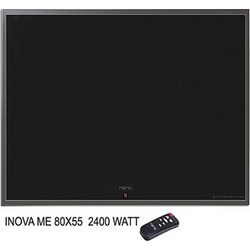 Θερμαντικά κάτοπτρα κρυστάλλου black INFRARED PLASMA NANO INNOVA ME 2,4 kW με τηλεχειρισμό