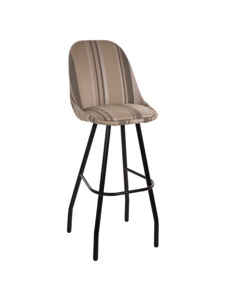 Tsouna Madi metal stool - Σκαμπό μπαρ μεταλλικό 45X50X75CM