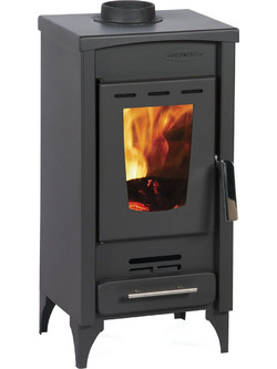 Thermiki ATS 75-10 Black Ατσάλινη Ξυλόσομπα 7kW