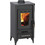 Thermiki ATS 75-10 Black Ατσάλινη Ξυλόσομπα 7kW