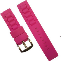 OOZOO ΛΟΥΡΑΚΙ 22mm ΦΟΥΞΙΑ PU - ΑΤΣΑΛΙΝΟ ΚΟΥΜΠΩΜΑ