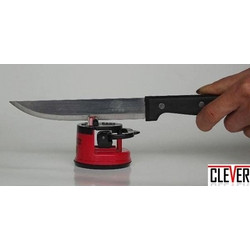 Ακονιστήρι κουζίνας για μαχαίρια και ψαλίδια με βεντούζα στερέωσης (Δείτε το video)