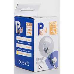 Plight Halogen Λάμπα Eco Σφαιρικό E14/18W