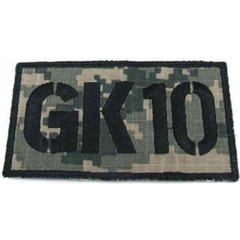 King Arms Seal Team GK10 Callsign Embroidery Patch - ACU