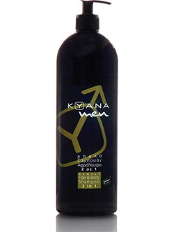 Kyana Men Gentle Hair & Body Σαμπουάν & Αφρόλουτρο 1lt