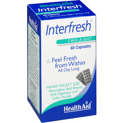 Health Aid Interfresh Πεπτικό Βοήθημα 60 Κάψουλες