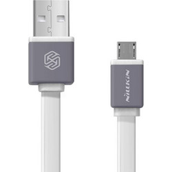 NILLKIN Καλώδιο Φόρτισης Συγχρονισμού MICROUSB για ANDROID SMARTPHONES 30CM - ΛΕΥΚΟ