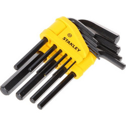 STANLEY AΛΛEN ΣET ME ΘHKH 10TEM. NO1,5-2-2,5-3-4-5-5,5-6-8-10MM (0-69-253)