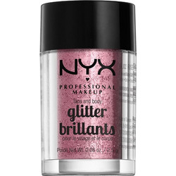 Nyx Face & Body Glitter 02 Rose Σκιά Ματιών 2.5gr