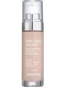 Seventeen Natural Velvet Longlasting Matte 03 Light Beige Liquid Foundation 30ml