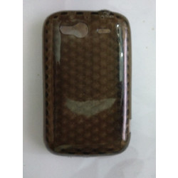 Θήκη TPU Gel για HTC Wildfire S Διαφανή - Καφέ (ΟΕΜ)
