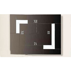 Καθρέπτης -Ρολόι Φιμέ με Led, 236, VsHome