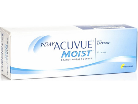 Acuvue Moist Ημερήσιοι Φακοί Επαφής Αστιγματικοί Υδρογέλης με Φίλτρο UV 30τμχ