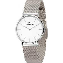 Chronostar Γυναικείο Ρολόι με Ασημί Μεταλλικό Μπρασελέ R3753252507