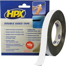 HPX - Αφρώδης ταινία διπλής όψης μαύρη 12mm x 10m 130010122