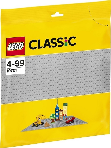 Lego Grey Baseplate για 4+ Ετών 10701
