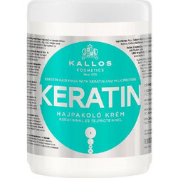 Kallos KJMN Keratin Μάσκα Μαλλιών Κερατίνης για Επανόρθωση για Ξηρά & Ταλαιπωρημένα Μαλλιά 1lt