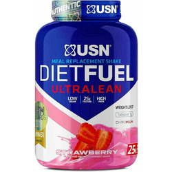 USN Diet Fuel Ultra Lean Strawberry Συμπλήρωμα Διατροφής 1kg