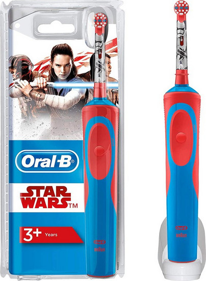Ηλεκτρική Οδοντόβουρτσα Oral-B Stages Power Star Wars Παιδική Ηλεκτρική Οδοντόβουρτσα με Θήκη Ταξιδίου