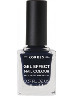 Korres Gel Effect 88 Steel Blue Gloss Βερνίκι Νυχιών Μακράς Διαρκείας 11ml