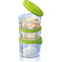 Chicco System Easy Meal Αεροστεγή Δοχεία Φαγητού 3τμχ