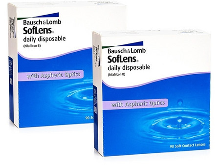 Bausch & Lomb Soflens Daily Disposable Ημερήσιοι Φακοί Επαφής Υδρογέλης 180τμχ