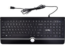 Weibo WB-580 Gaming Πληκτρολόγιο RGB Black
