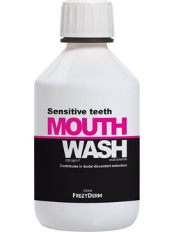 Frezyderm Sensitive Teeth Στοματικό Διάλυμα για Ευαίσθητα Δόντια Κατά της Πλάκας 250ml