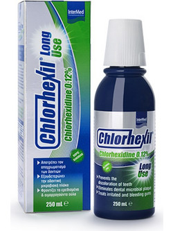 InterMed Chlorhexil 0.12% Long Use Στοματικό Διάλυμα Κατά της Πλάκας & της Ουλίτιδας 250ml