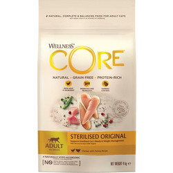 Wellness Core Grain Free Adult Sterilised Original with Turkey & Chicken 4kg
