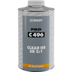 HB Body 496 SR 2: Βερνίκι Επιφάνειας Μετάλλου Gloss 1 1lt