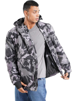 Emerson Ανδρικό Μπουφάν Pullover Γκρι 212.EM10.68-037