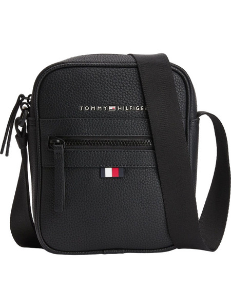 Tommy Hilfiger Ανδρική Τσάντα Ώμου / Χιαστί Μαύρη AM0AM09504-BDS