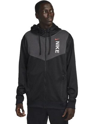 Nike Sportswear Hybrid Ανδρική Ζακέτα Φούτερ με Κουκούλα και Φερμουάρ Μαύρη DV2327-010