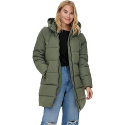 Only Dolly Γυναικείο Μπουφάν Χειμωνιάτικο Puffer Μακρύ Χακί 15205369