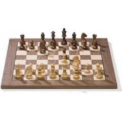 DGT Σκάκι Ξύλινο με Πιόνια 54x54cm 1111