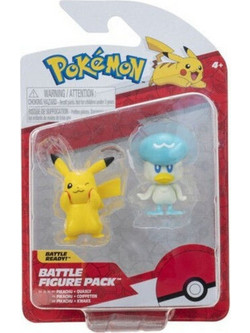 Jazwares Pokemon Battle Figure Pack Quaxly & Pikachu JW003355
