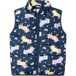Name It Αμάνικο Παιδικό Μπουφάν Puffer Navy Μπλε 13224724